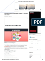 Lean Six Sigma Principles - DMAIC&DMADV - Example