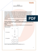 Previous Year Biology Question Paper For CBSE Class 12 - 2019