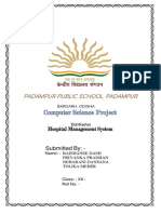 Cs Project Hospital Management 2022 PDF