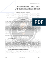 To Study of Parametric Analysis of Shell and Tube Heat Exchenger