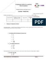 Matematicas 1° Trimestral - Corregido