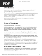 TM5 Literatur 5B - Laxatives - Tests Treatments - NHS Inform