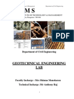 Geotechnical Engineering Laboratory Manual