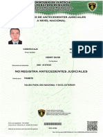 ANTECEDENTE JUDICIALES Canchucaja Rodriguez Henry David