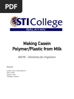 Making Plastic From Milk