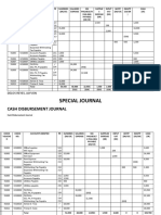 Cash Disbursement Journal