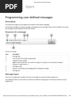 KUKA User Defined Messages