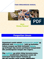 2014-1 Pengertian Organisasi Sosial