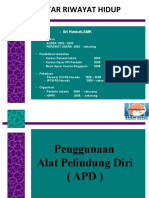 Penggunaan Alat Pelindung Diri (Apd)