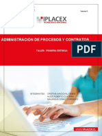 TALLER 1 Administración de Procesos y Contratos