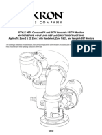 STYLE 3678 Conquest™ and 3878 Vanquish SST™ Monitor Motor Drive Coupling Replacement Instructions