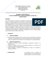 Informe 3 - Solidos Sedimentables, Solidos Supendidos y Disueltos, Conductividad