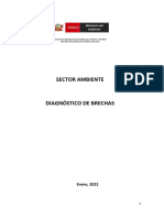 Diagnóstico de Brechas Del Sector Ambiente (PMI 2023-2025) PDF