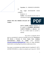 Vario Domicilio Procesal, Solicito Informe Detallado y Otros