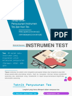 Tahap-Tahap Menyusun Instrumen Tes Dan Non Tes