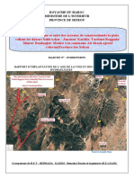 Rapport D'implantation de L'axe de La Voie Et OH Piste Ait Sbaa 20.09.21 DEFI