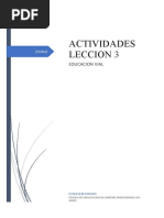 Actividades Leccion 3