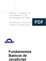 Módulo Formativo: Fundamentos de Programación Web Profesor: Alan Rolly Chavez Arancibia