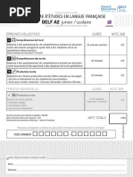 French DELF Paper A2