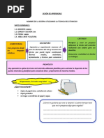 SESION de Aprendizaje ARTE