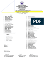 Grade 12 Gas Sectioning S.y.2022 2023