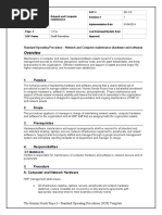 Ict Network and Comp Maintenance Sop