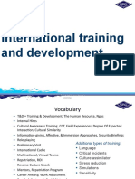 International Training and Development IHRM 9