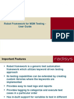 Robot For M2M User Guide