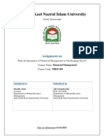 Role & Importance of Financial Management in The Banking Sector