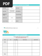 Lesson Plan Form and Paragraph