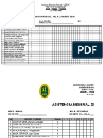 Asistencias de Inicial y Primariajunio