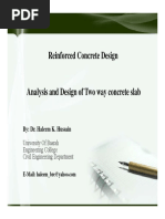 Reinforced Concrete Design: By: Dr. Haleem K. Hussain