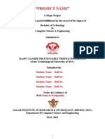 Major-Project Report Format - 7TH SEM