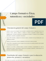 Campo Formativo Ética, Naturaleza y Sociedades