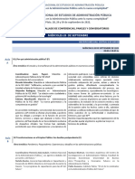 Programa-III CONGRESO NACIONAL DE ESTUDIOS DE ADMINISTRACIÓN PÚBLICA "Transformaciones en La Administración Pública Ante La Nueva Complejidad"