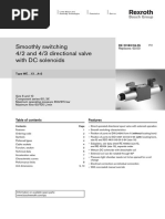 Smoothly Switching 4/2 and 4/3 Directional Valve With DC Solenoids