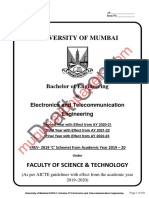 Be Electronics and Telecommunication Third Year Te Semester 6 Rev 2019 C Scheme