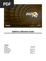 ANSYS Additive Calibration Guide 2021 R1