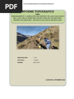 Informe Topografico - Setiembre - 2Q