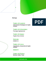 Análisis de Caso Capacitación y Desarrollo Del Capital Humano