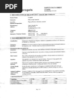 Aerogel Safety Data Sheet