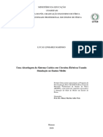 Uma Abordagem Do Sistema Caótico em Circuitos Elétricos Usando Simulação No Ensino Médio - Marinho - 2020