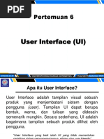 Pertemuan 6: User Interface (UI)