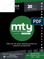 Catalogo Mty Distribuciones Electricas 2023