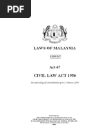 Act 67-Civil Law Act 1956 0