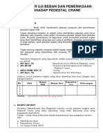 Prosedur Uji Dan Pemeriksaan Pedestal Crane