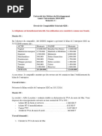 Devoir de Compta L1 UMD2019