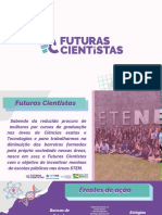 Apresentação Programa Futuras Cientistas