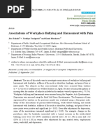 Artigo - Inglês - Associação Entre Intimidação e Assédio Com Dor No Local de Trabalho
