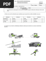 3B - Evaluación Diagnóstica Ciencias Naturales